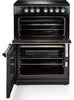Rangemaster Classic CLA60ECBL/C 60cm Electric Cooker with Ceramic Hob - Black