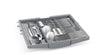 Bosch Series 2 SMS2HVI67G Wifi Connected Standard Dishwasher - Silver / Inox - D Rated