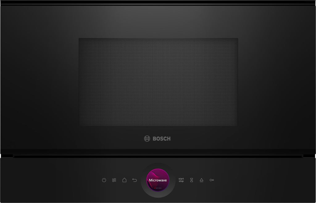 Bosch Series 8 BFL7221B1B 21 Litre Built In Microwave - Black