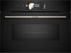 Bosch Series 8 CMG778NB1 Wifi Connected Built In Compact Electric Single Oven with Microwave Function - Black