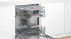 Bosch Series 4 SBH4HVX00G Wifi Connected Fully Integrated Standard Dishwasher with Variable Hinge  - Extra Tall - D Rated