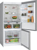 Bosch KGN86VIEAG Series 4 - 86cm wide Frost Free Fridge Freezer - Stainless Steel Look - E Rated