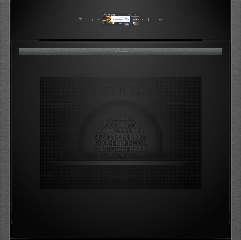 Neff N70 B24CR31G0B Wifi Connected Built In Electric Single Oven - Graphite