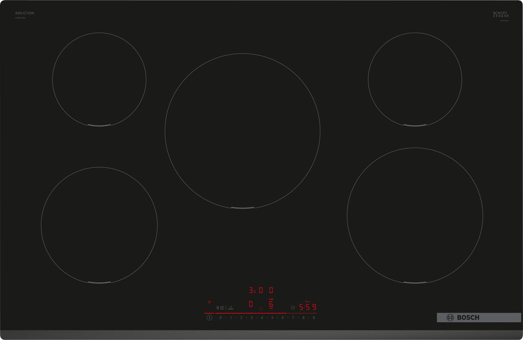 Bosch Series 6 PIV831HB1E 80cm Induction Hob - Black