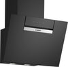 Bosch Series 4 DWK67FN60B 60cm Wifi Connected Chimney Hood - Black Glass