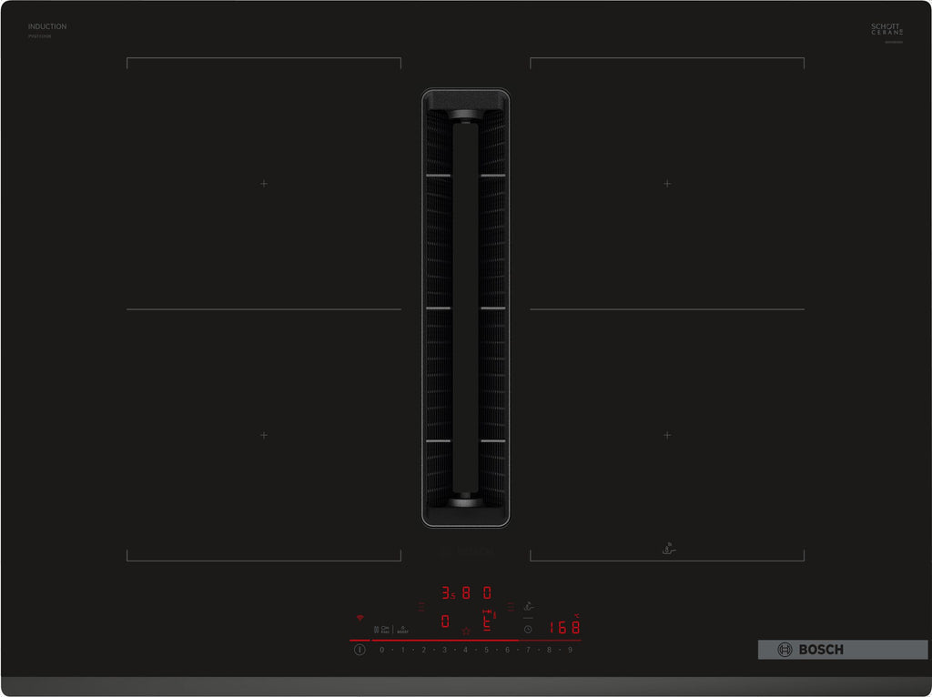Bosch Series 6 PVQ731H26E 70Cm Wifi Connected Venting Induction Hob - Black
