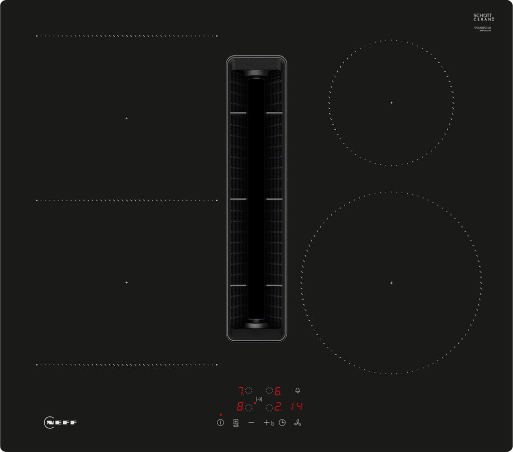 Neff N50 V56NBS1L0 60cm Venting Induction Hob - Black