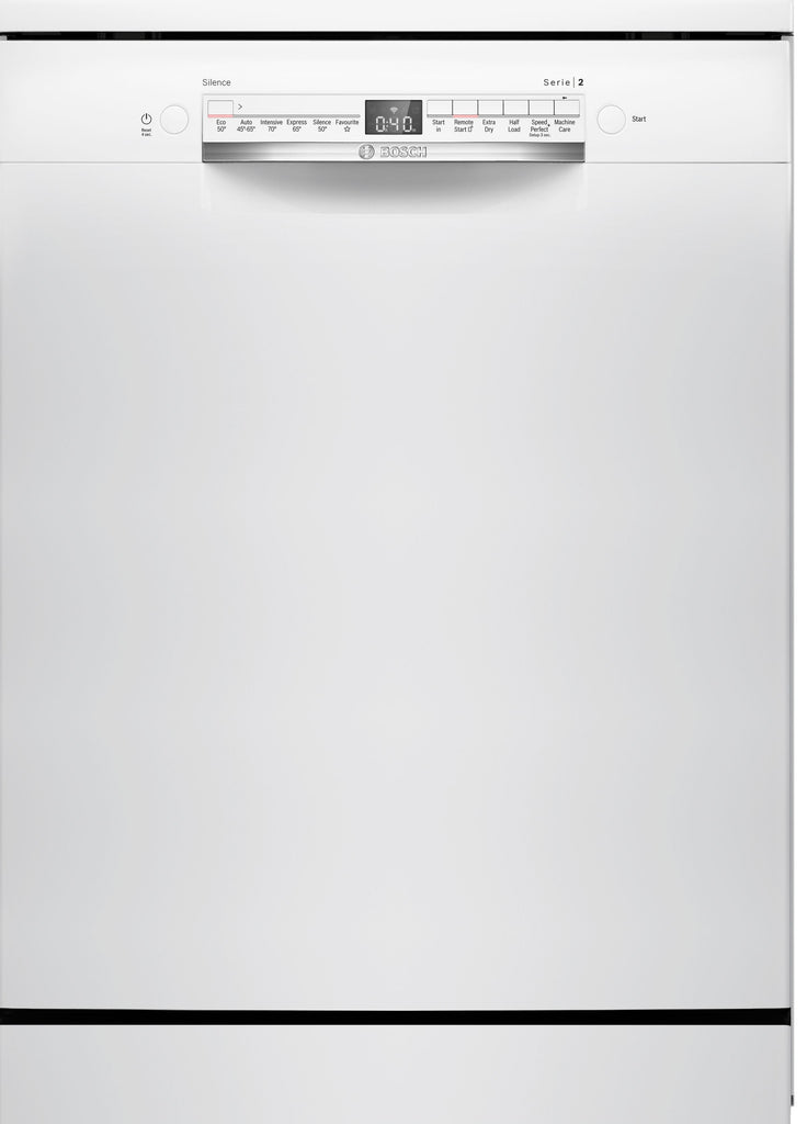 Bosch Series 2 SMS2HVW67G Wifi Connected Standard Dishwasher - White - D Rated