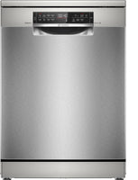Bosch Serie 6 SMS6TCI01G Wifi Connected Standard Dishwasher - Silver / Inox - A Rated
