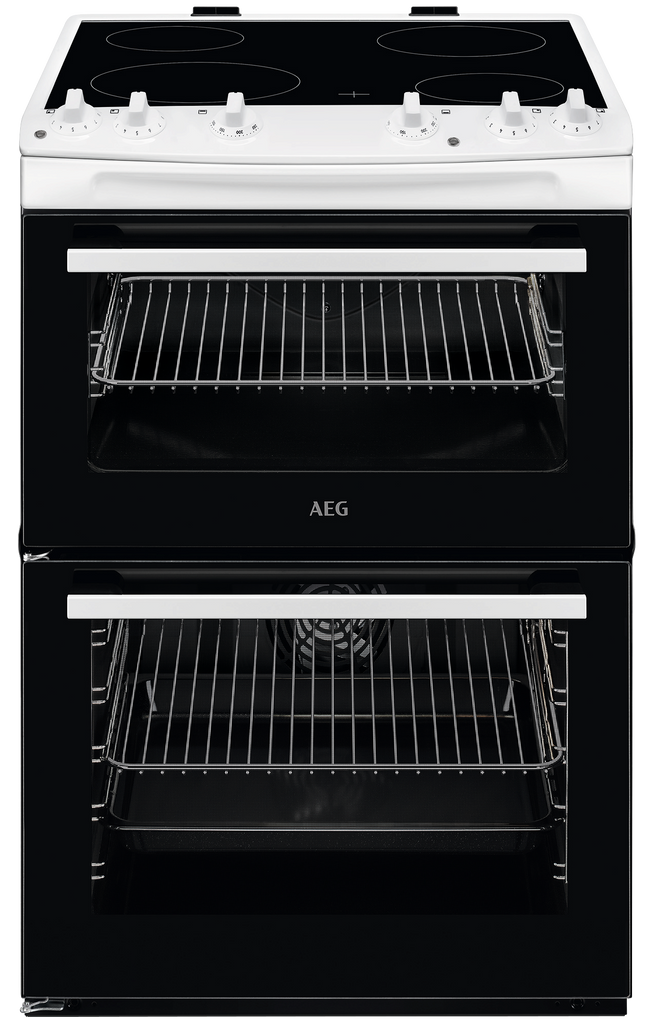 Aeg CCX6501ACW 60Cm Electric Cooker With Ceramic Hob - White