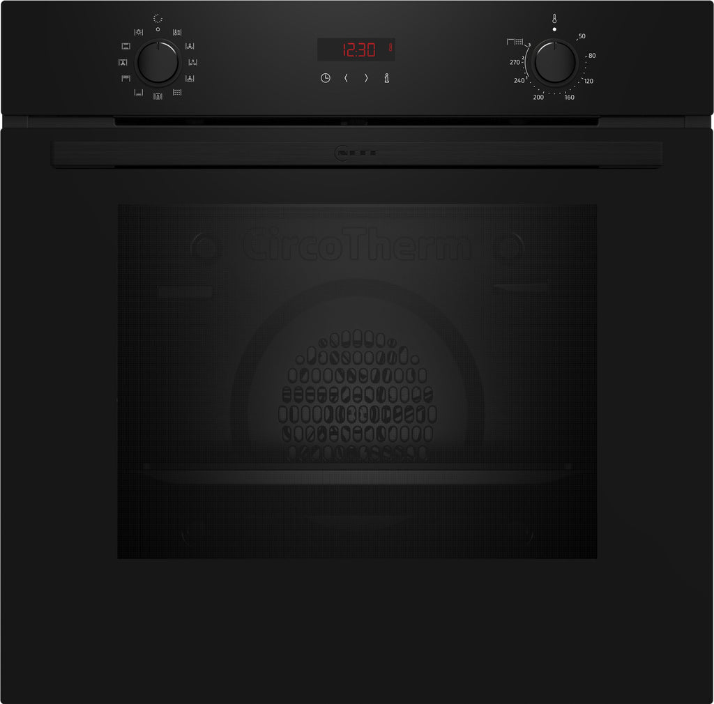 Neff N30 B2DCG7AK3B Built In Electric Single Oven - Black