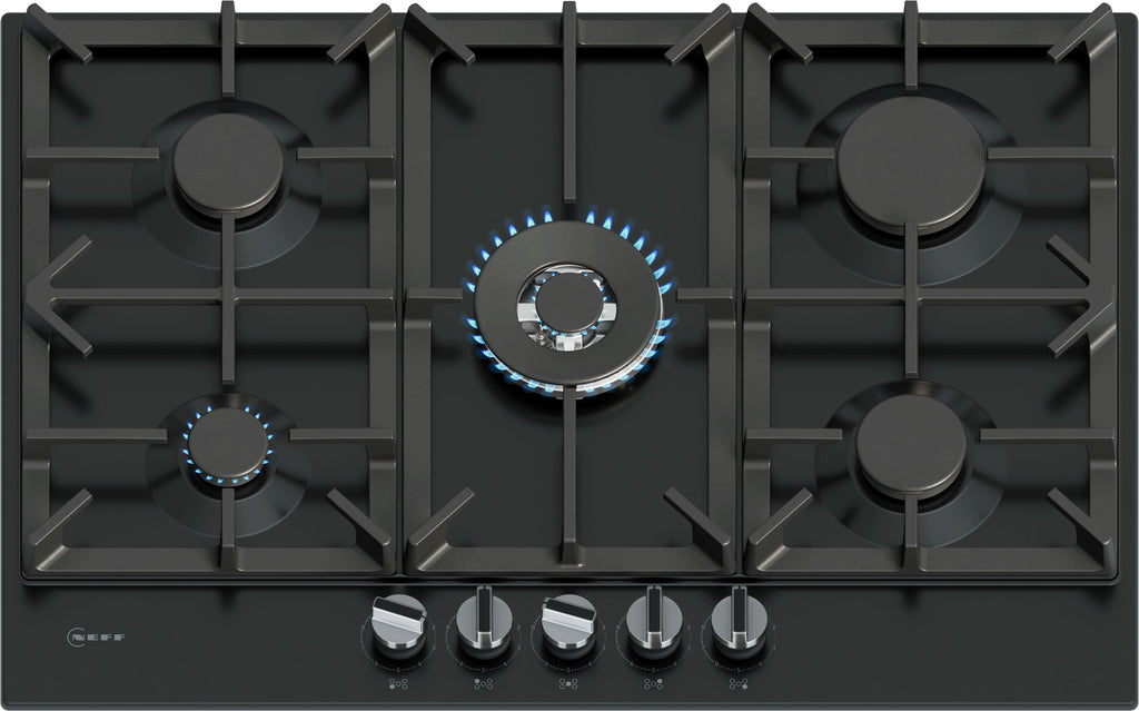 Neff N70 T27CIQ8S0 75cm Gas Hob - Black