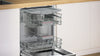 Bosch Series 4 SMH4HVX14G Integrated Standard Dishwasher - VarioHinge - C Rated