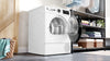 Bosch Series 6 WQG24502GB 9Kg Heat Pump Condenser Tumble Dryer With Self Cleaning Condenser - White