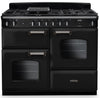 Rangemaster CLO110DFPGBL/CM1 Classic OC 110cm Dual Fuel Range Cooker - Gloss Black/Chrome Trim