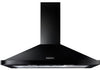 Rangemaster RHDC110BL/C 110cm Chimney Hood - Black/Chrome Badge