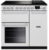 Rangemaster NEX90EIPWHT/CM1 Nexus Deluxe 90cm Electric Range Cooker with Induction Hob - White