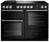 Rangemaster NEXO110EIPCBL/CM1 Nexus Deluxe OC 110cm Electric Range Cooker with Induction Hob - Charcoal Black