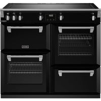 Stoves Richmond Deluxe D1000Ei ZLS 100cm Electric Range Cooker with Induction Hob - Black