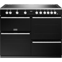 Stoves Precision Deluxe D1100Ei RTY 110cm Electric Range Cooker with Induction Hob - Black