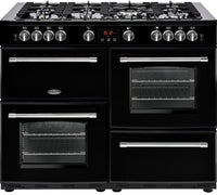 Belling Cookcentre X110G 110cm Gas Range Cooker - Black