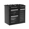Belling Cookcentre 90DF 90cm Dual Fuel Range Cooker - Black