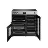 Belling Cookcentre 90Ei 90cm Electric Range Cooker with Induction Hob - Stainless Steel