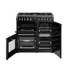 Stoves Richmond Deluxe 90DF 90cm Dual Fuel Range Cooker - Black