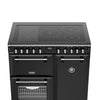 Stoves Richmond Deluxe 90Ei RTY 90cm Electric Range Cooker with Induction Hob - Black