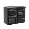 Stoves Richmond Deluxe 110Ei RTY 110cm Electric Range Cooker with Induction Hob - Black
