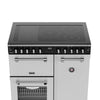 Stoves Richmond Deluxe 90Ei RTY 90cm Electric Range Cooker with Induction Hob - Ice White