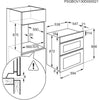 Aeg DEX33111EM Built In Electric Double Oven - Stainless Steel