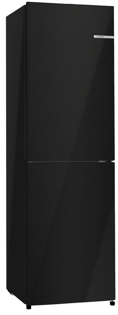 Bosch Series 2 KGN27NBEAG 55cm wide Frost Free Fridge Freezer - Black - E Rated