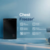 Fridgemaster MCF96EB Chest Freezer - Black