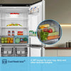 Fridgemaster MQ79395ES Amercian Fridge Freezer - Silver - E Rated
