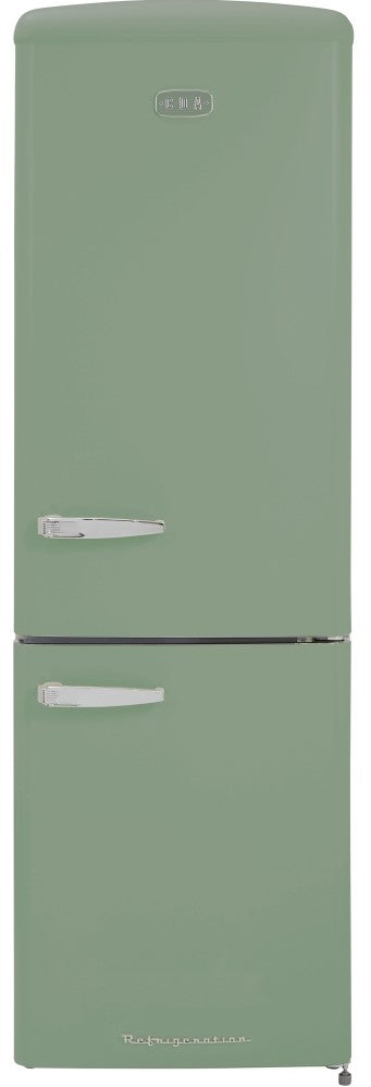 CDA Florence Meadow 60cm wide Retro Frost Free Fridge Freezer - D Rated