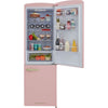 CDA Florence Tea Rose 60cm wide Retro Frost Free Fridge Freezer - D Rated