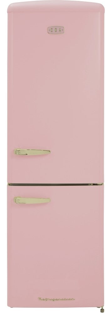 CDA Florence Tea Rose 60cm wide Retro Frost Free Fridge Freezer - D Rated