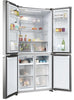 Haier HCR3818ENMM American Fridge Freezer - Stainless Steel - E Rated