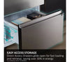 Haier HTR3518ENMWK 55cm wide Frost Free Fridge Freezer - White - E Rated