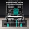 Hisense HS642D90WUK Standard Dishwasher - White - D Rated