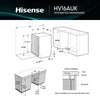 Hisense HV16AUK Fully Integrated Standard Dishwasher - A Rated