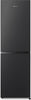 Hisense RB327N4BBE 55cm wide Frost Free Fridge Freezer - Black - E Rated