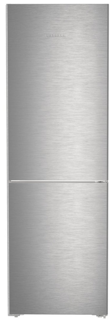 Liebherr CNSDC5203 60cm wide Frost Free Fridge Freezer - Silver Steel - C Rated