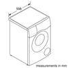 Bosch Series 8 WNC254ARGB Wifi Connected I-Dos 10.5Kg / 6Kg Washer Dryer With 1400 Rpm - Cast Iron Grey - D Rated