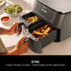Ninja DZ300UK 7.6 litre 6-in-1 Dual Zone Air Fryer - Gun Metal Grey