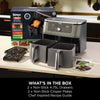 Ninja DZ400UK 9.5 litre MAX 6-in-1 Dual Zone Air Fryer - Gun Metal Grey