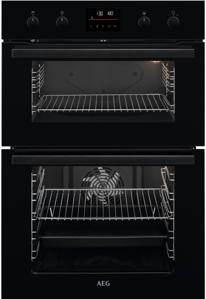 Aeg DCB535060B Built In Electric Double Oven - Black