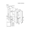 Aeg NSC6L18ZES Integrated Fridge Freezer with Sliding Hinge - E Rated