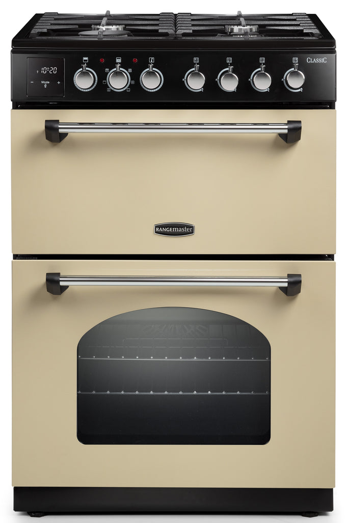 Rangemaster Classic CLA60DFFCR/C 60cm Dual Fuel Cooker - Cream